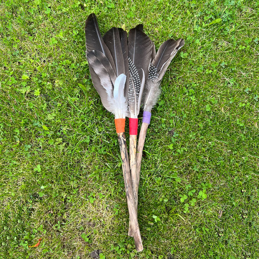 Handmade Smudging Fans - Unique Saging Wands for Energy Cleansing