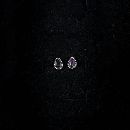 Mini Sterling Silver & Crystal Stud Earrings