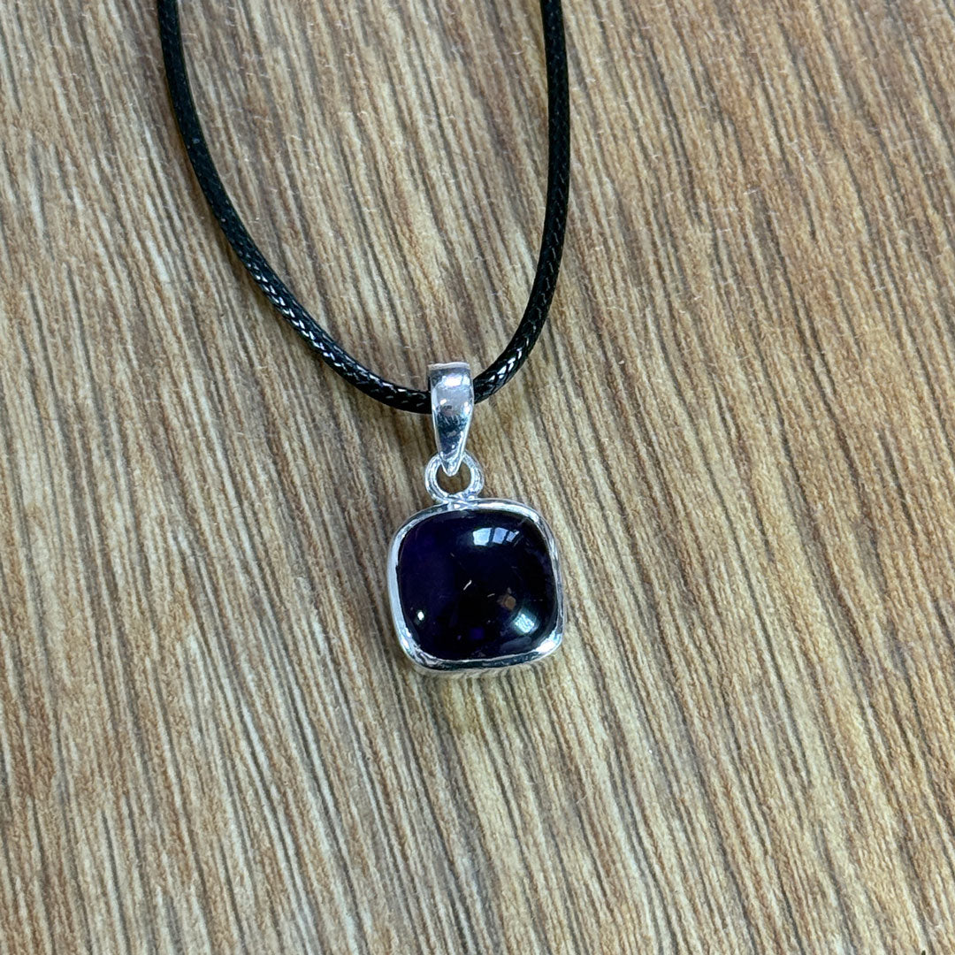 Amethyst Pendant set in Sterling Silver