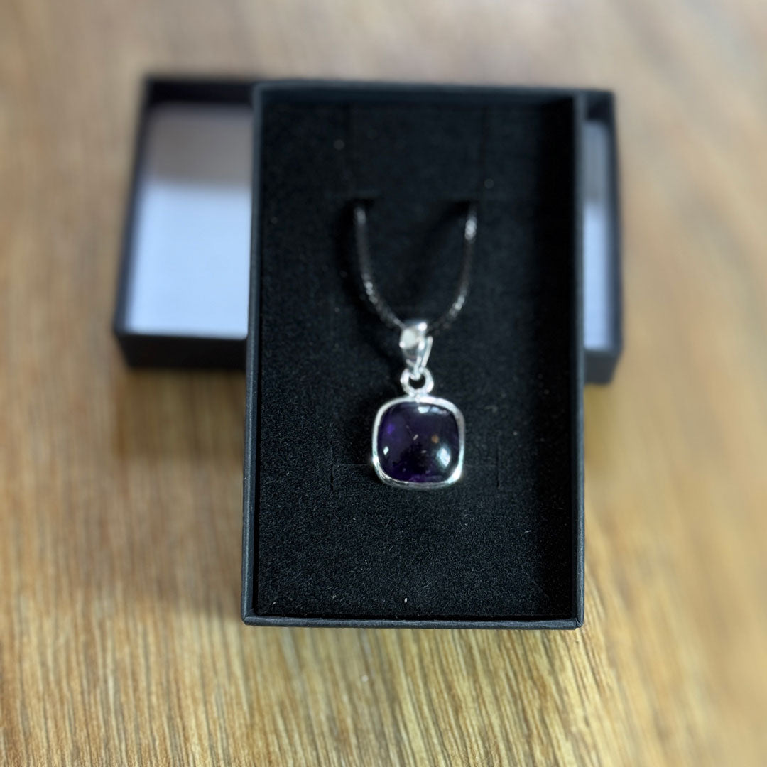 Amethyst Pendant set in Sterling Silver