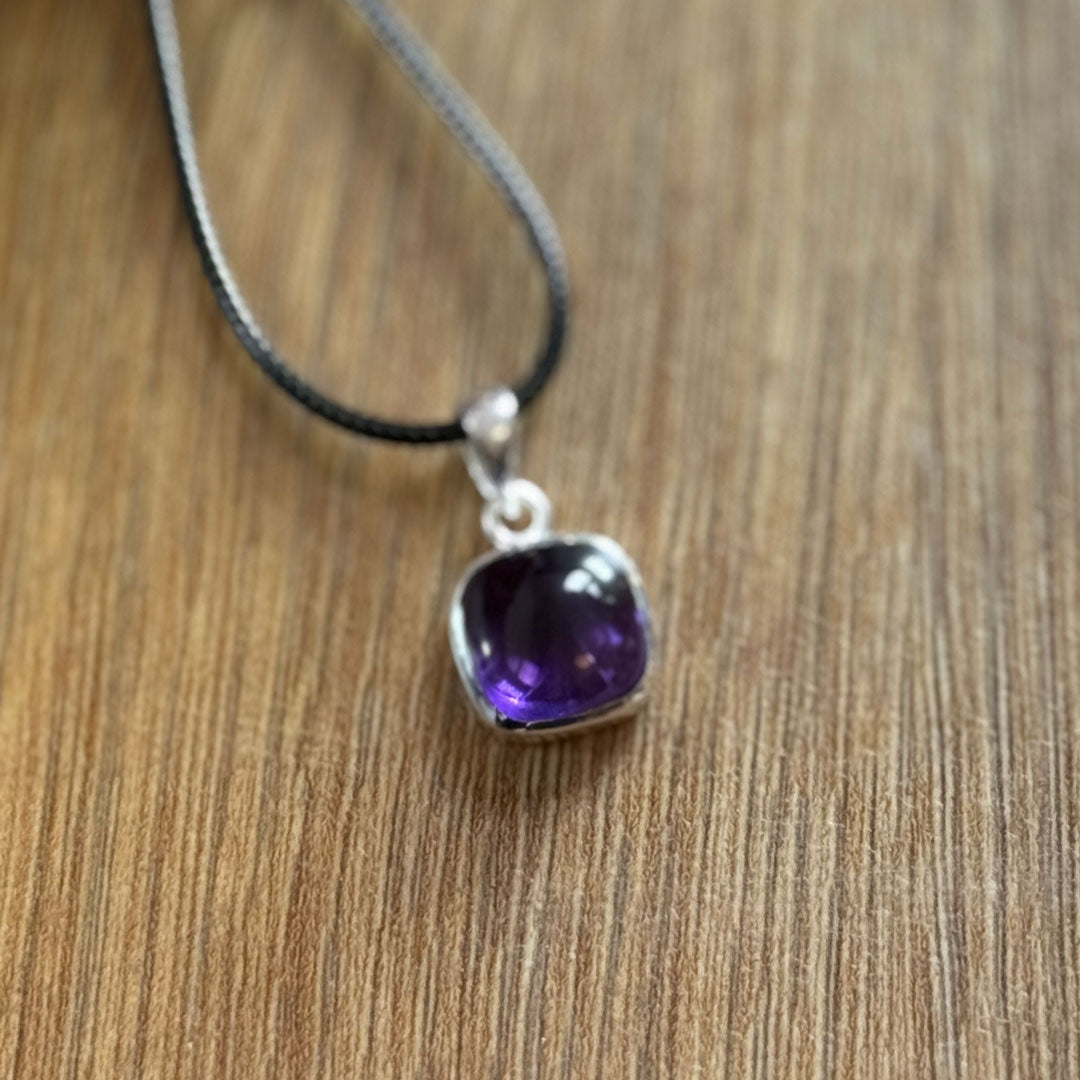 Amethyst Pendant set in Sterling Silver