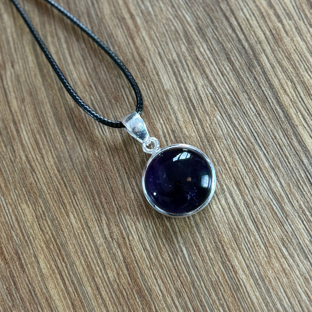 Amethyst Pendant set in Sterling Silver