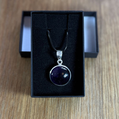 Amethyst Pendant set in Sterling Silver
