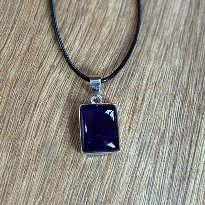 Amethyst Pendant set in Sterling Silver