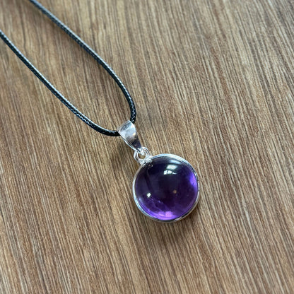 Amethyst Pendant set in Sterling Silver