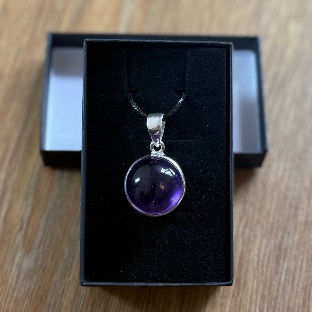 Amethyst Pendant set in Sterling Silver
