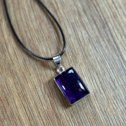 Amethyst Pendant set in Sterling Silver