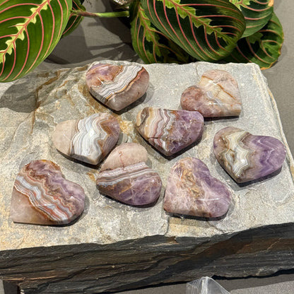 Dream Amethyst Hearts
