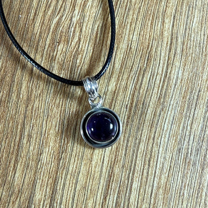 Amethyst Pendant set in Sterling Silver