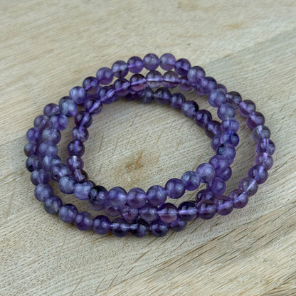 Amethyst Bracelet 8mm Beads