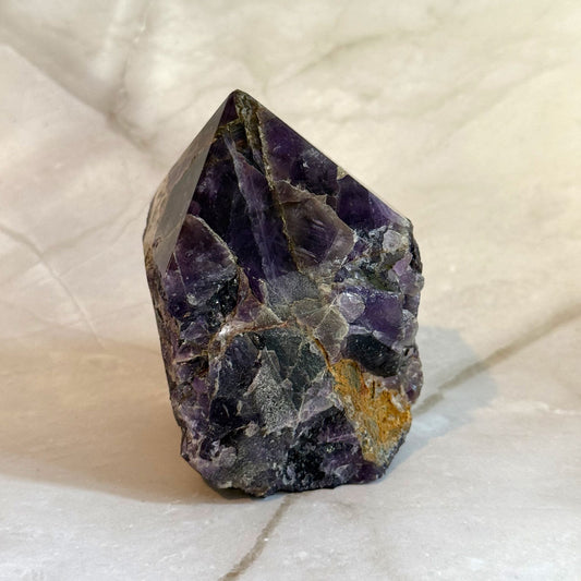 Striking Freeform Crystals - Raw Base with Polished Point