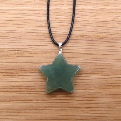 Green Aventurine Star Necklace