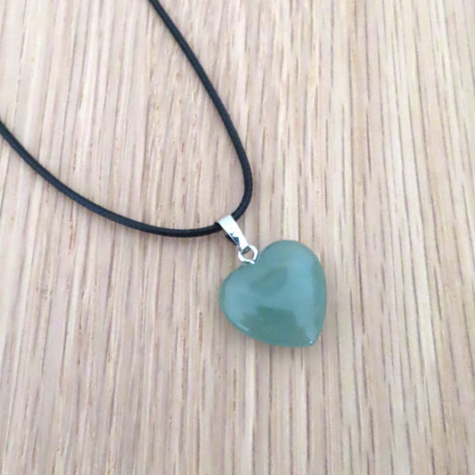 Green Aventurine Heart Necklace