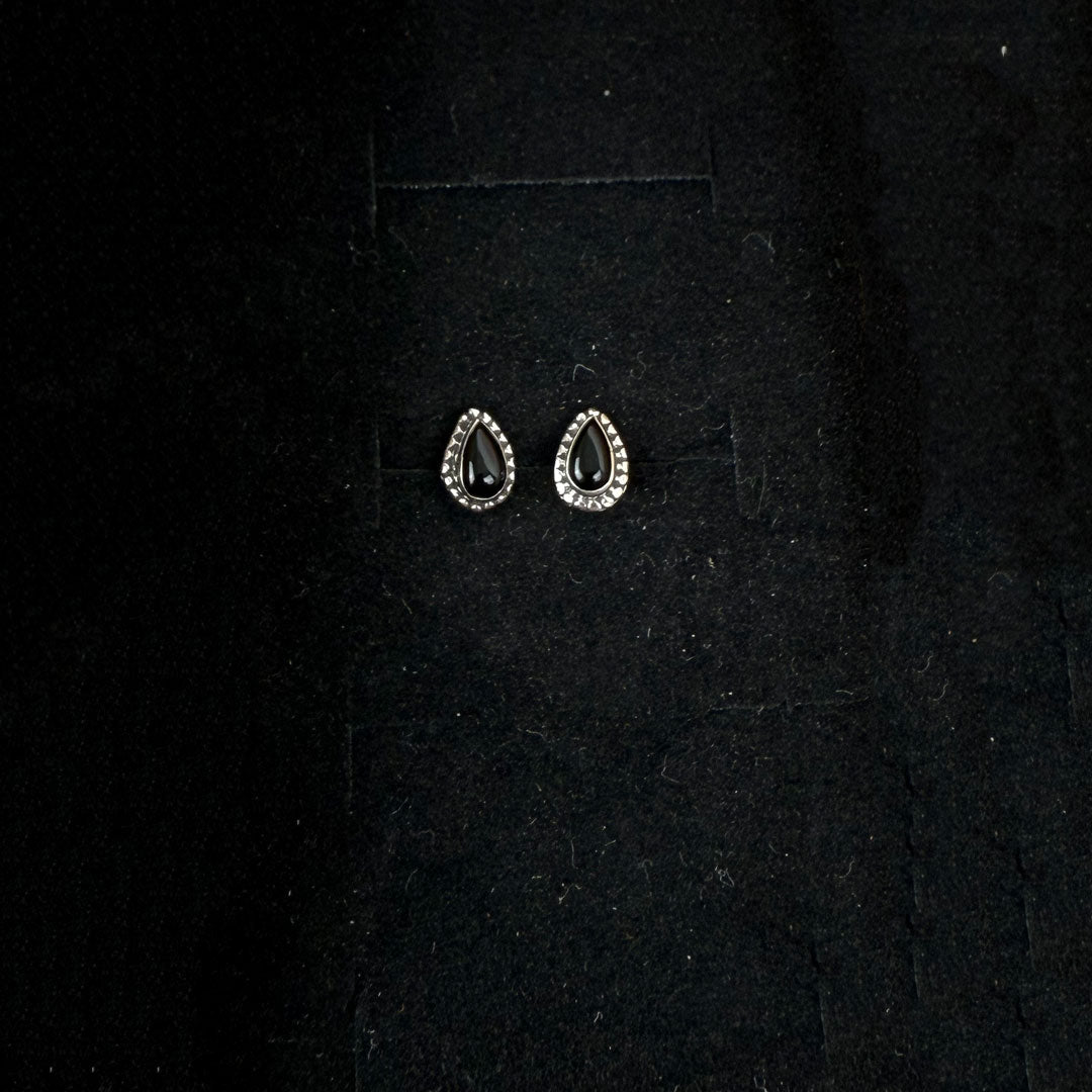 Mini Sterling Silver & Crystal Stud Earrings
