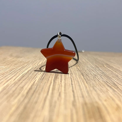 Carnelian Star Necklace