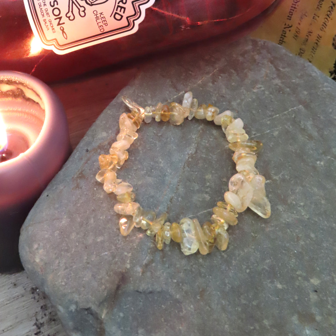 Citrine Chip Bracelet