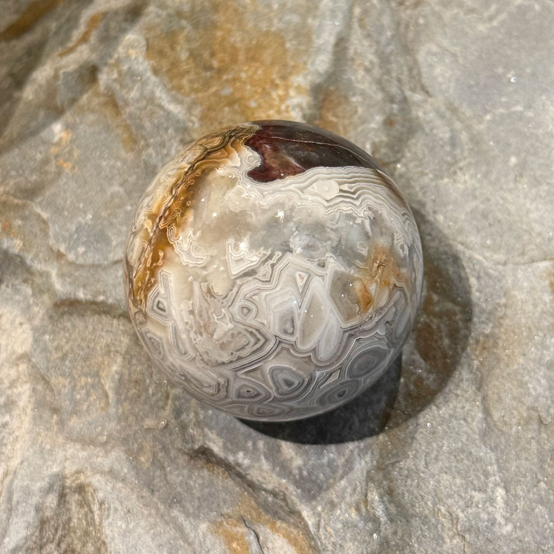 Crazy Lace Agate Spheres