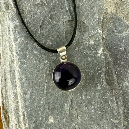 Amethyst Pendant set in Sterling Silver