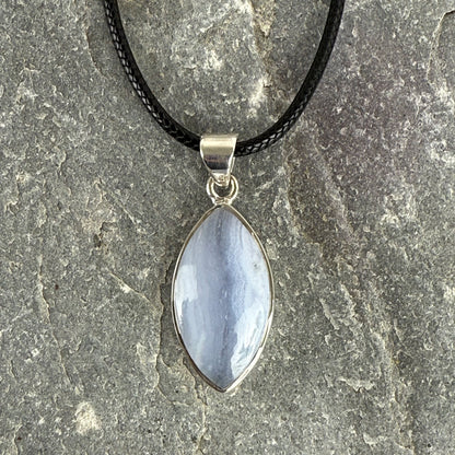 Blue Lace Agate set in Sterling Silver
