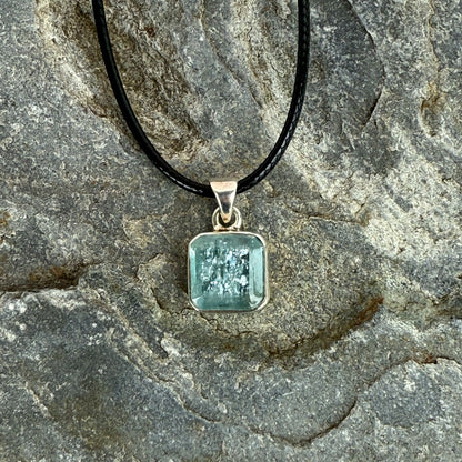 Kyanite Crystal Pendant set in Sterling Silver