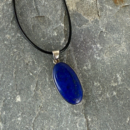 Lapis Lazuli Pendant set in Sterling Silver