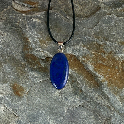 Lapis Lazuli Pendant set in Sterling Silver