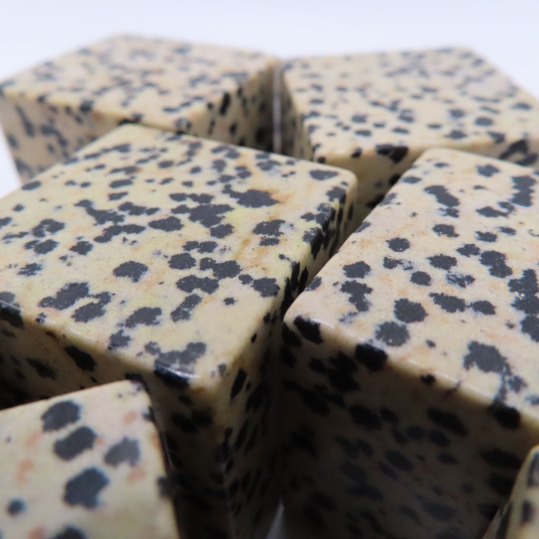 Dalmation Jasper Cube