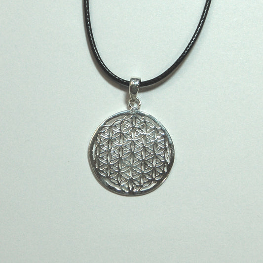 Sterling Silver Flower of Life Pendant