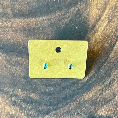 Mini Sterling Silver & Crystal Stud Earrings