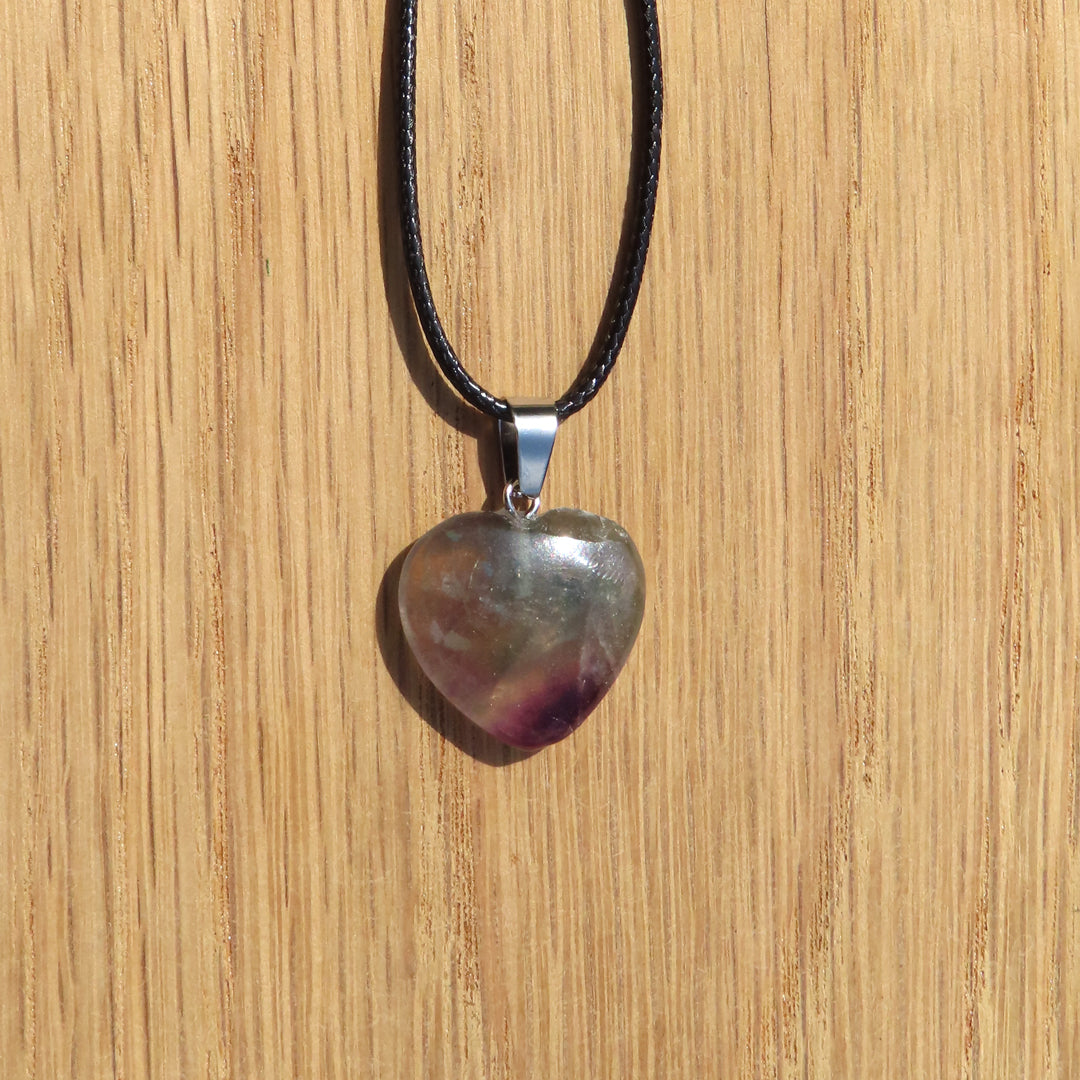 Fluorite Heart Necklace