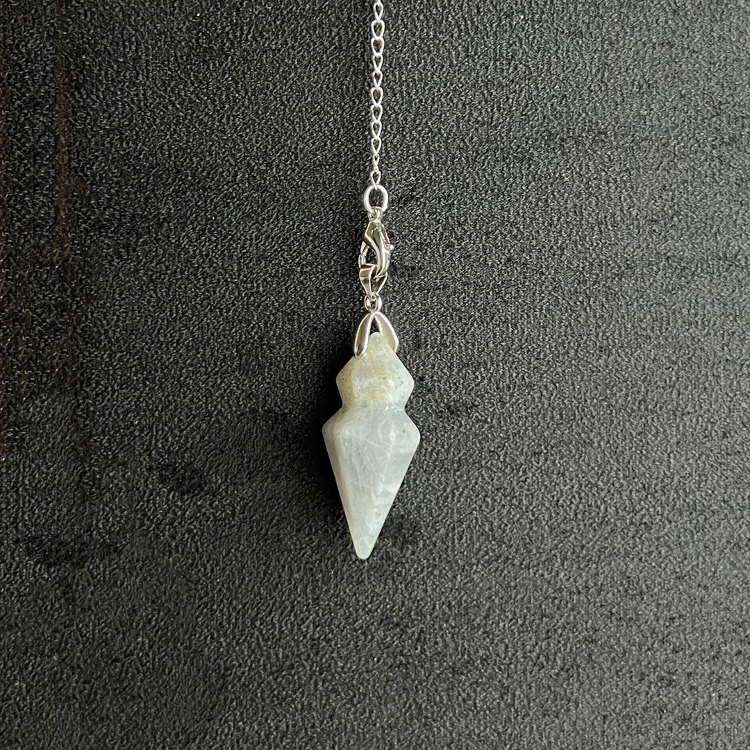 Mystic Dual-Point Pendulum with Pentagram Chain - Power, Precision and Protection