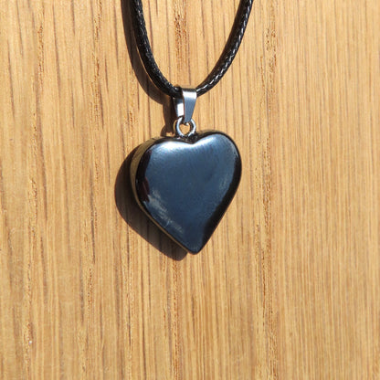 Hematite Heart Necklace