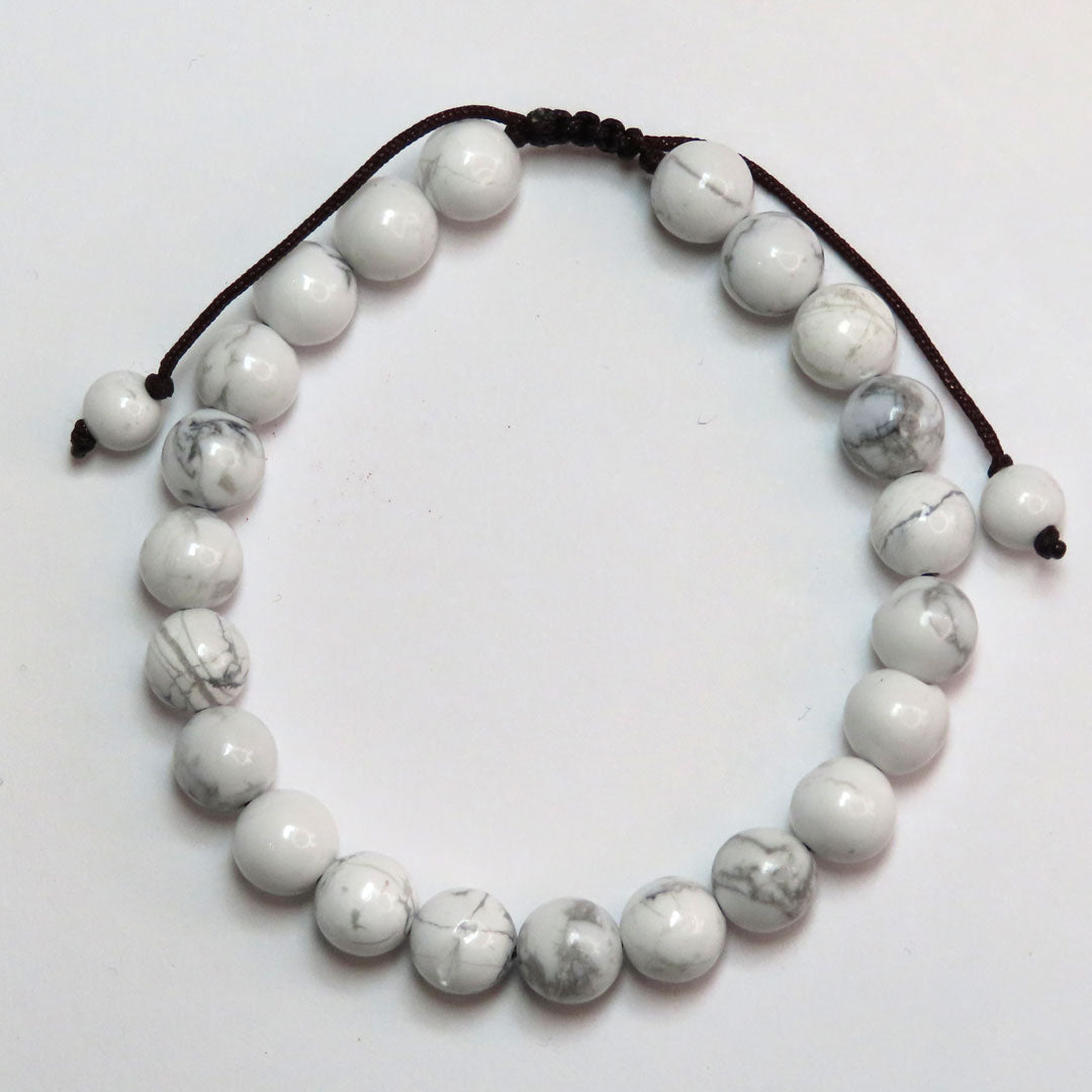 Howlite Adjustable Bracelet