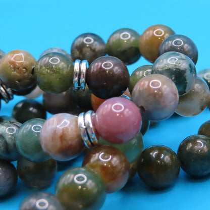 Indian Agate Mala Beads