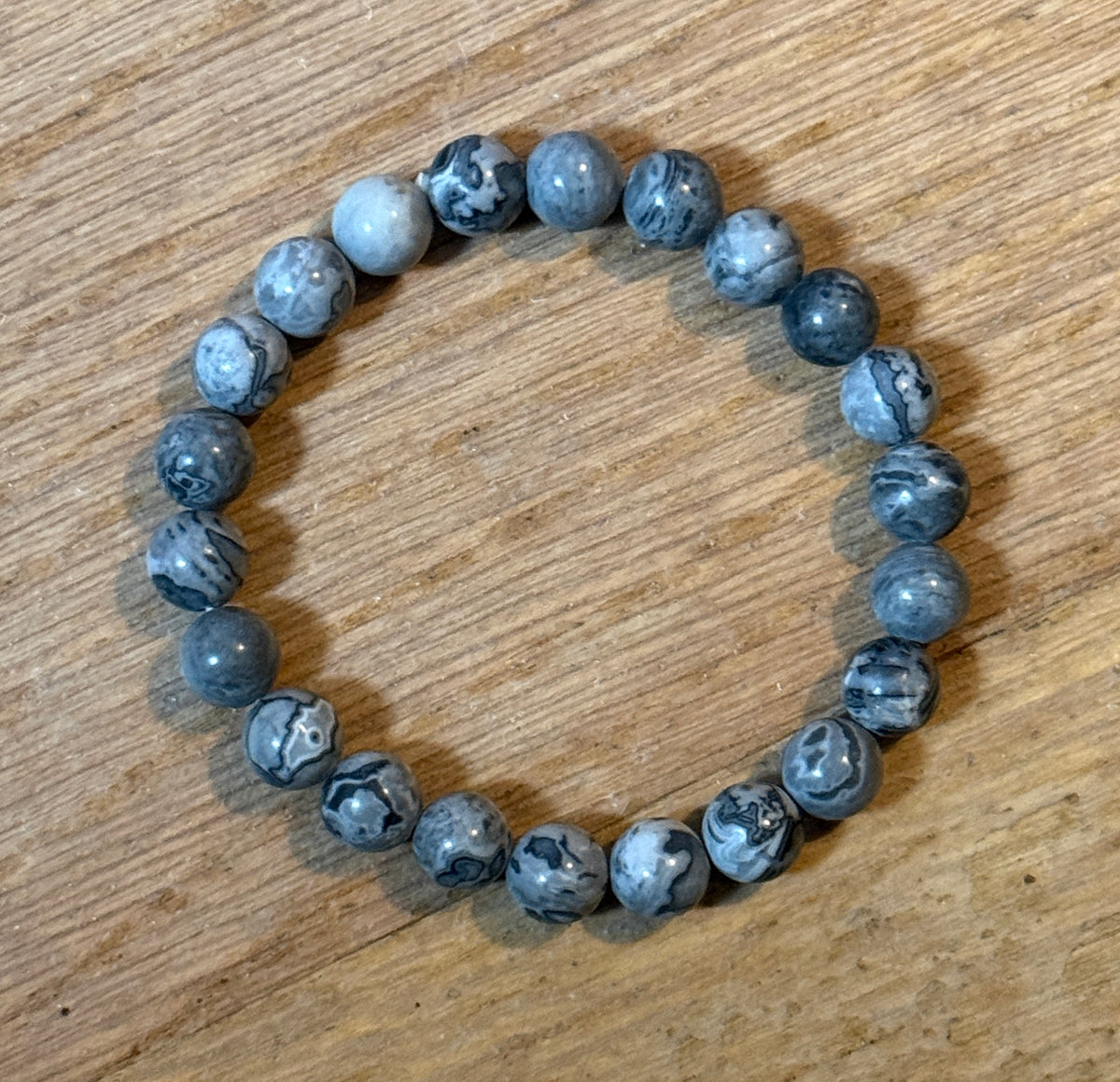 Grey Picasso Jasper Bracelet