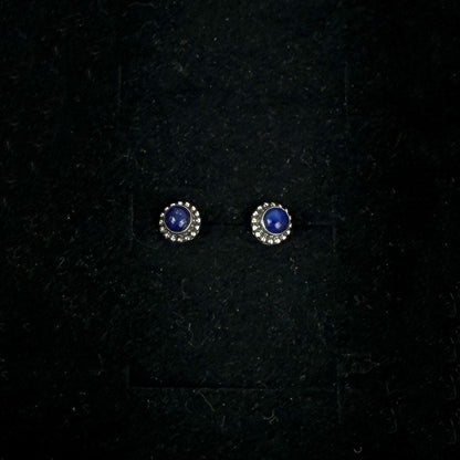 Mini Sterling Silver & Crystal Stud Earrings