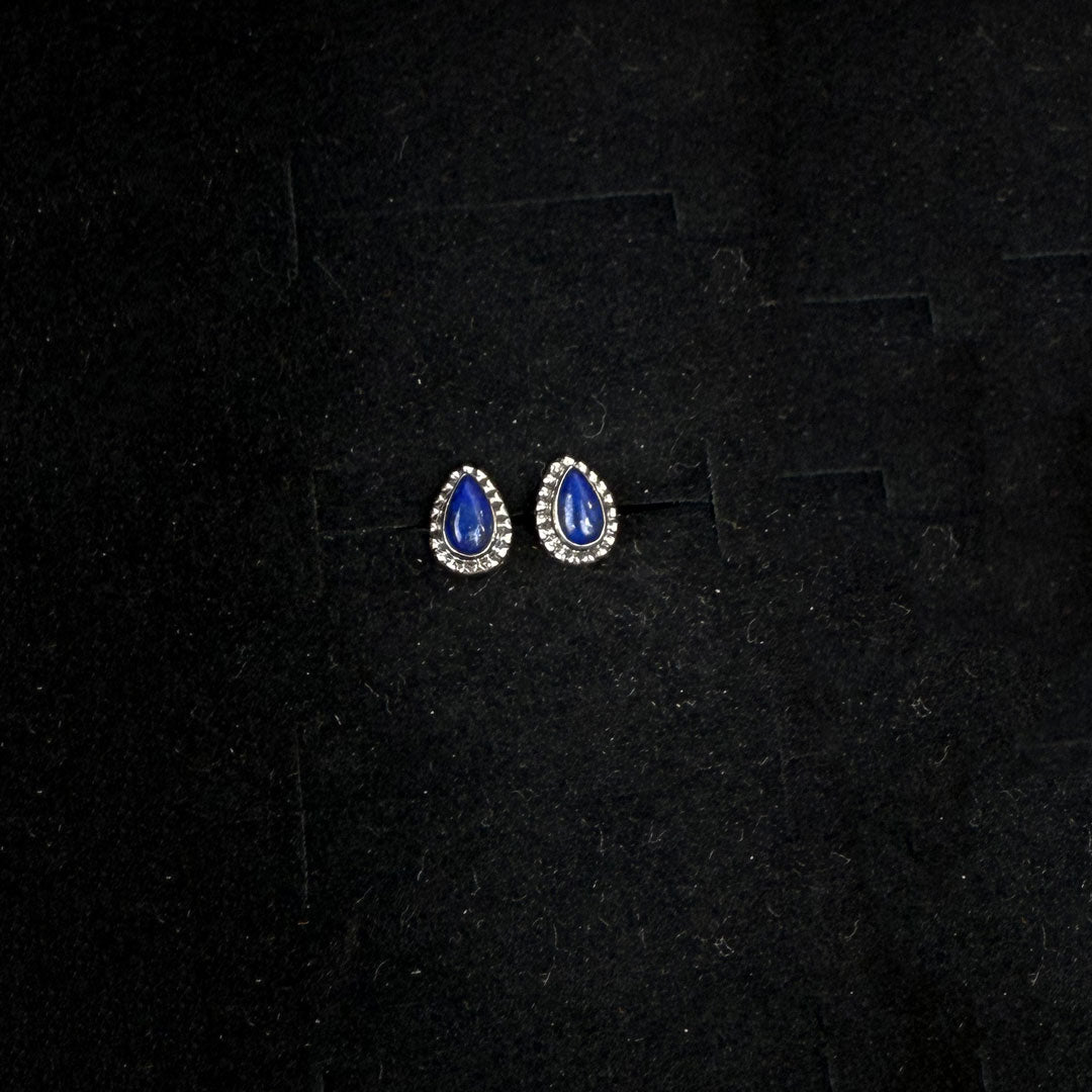 Mini Sterling Silver & Crystal Stud Earrings