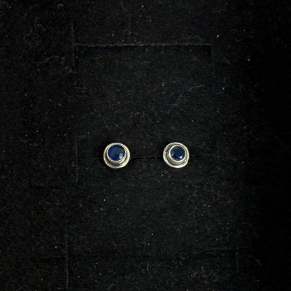 Mini Sterling Silver & Crystal Stud Earrings