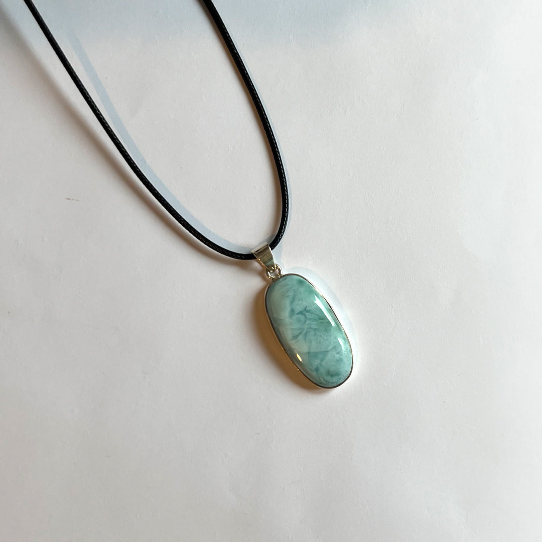 Handcrafted Larimar Pendant