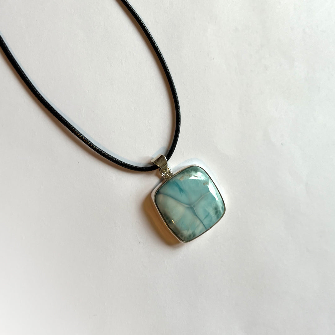 Handcrafted Larimar Pendant