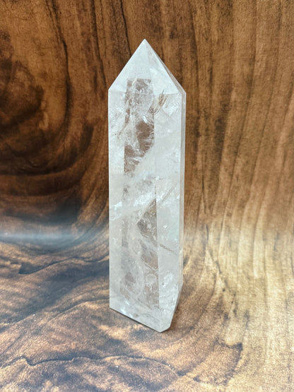 Clear Quartz Crystal Tower with Rainbow Inclusions - 1.15kg