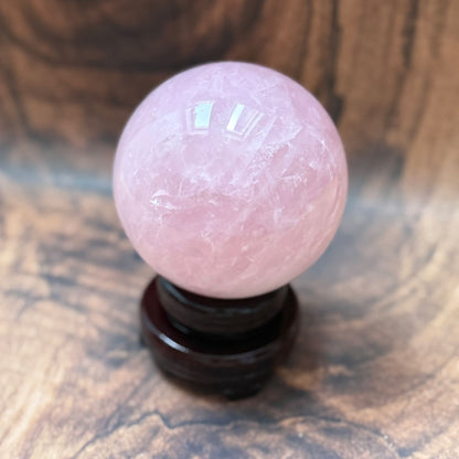 Rose Quartz Crystal Sphere - 1.67kg