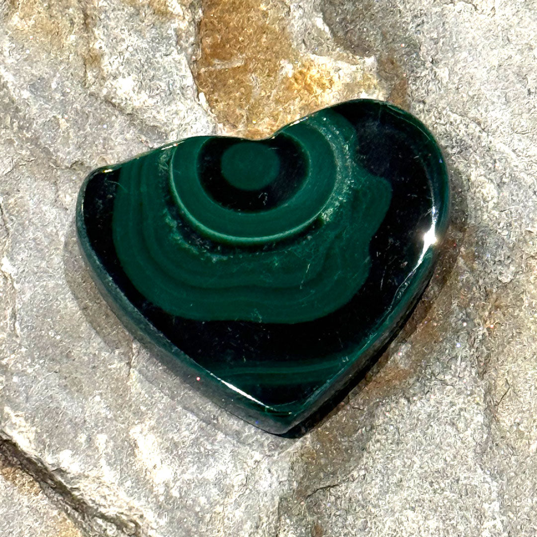 Malachite hearts