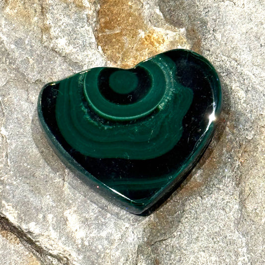 Malachite hearts
