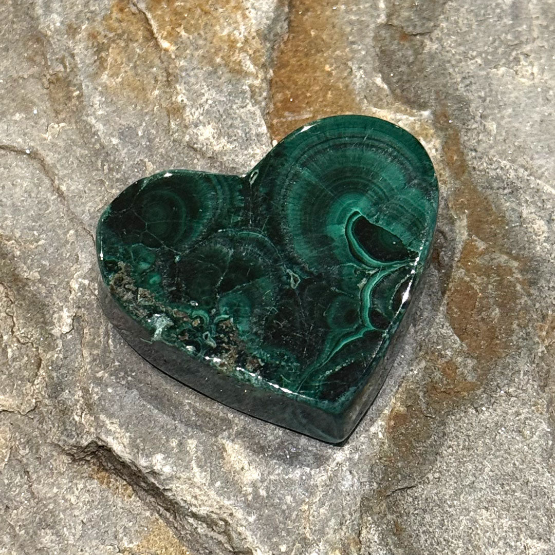 Malachite hearts