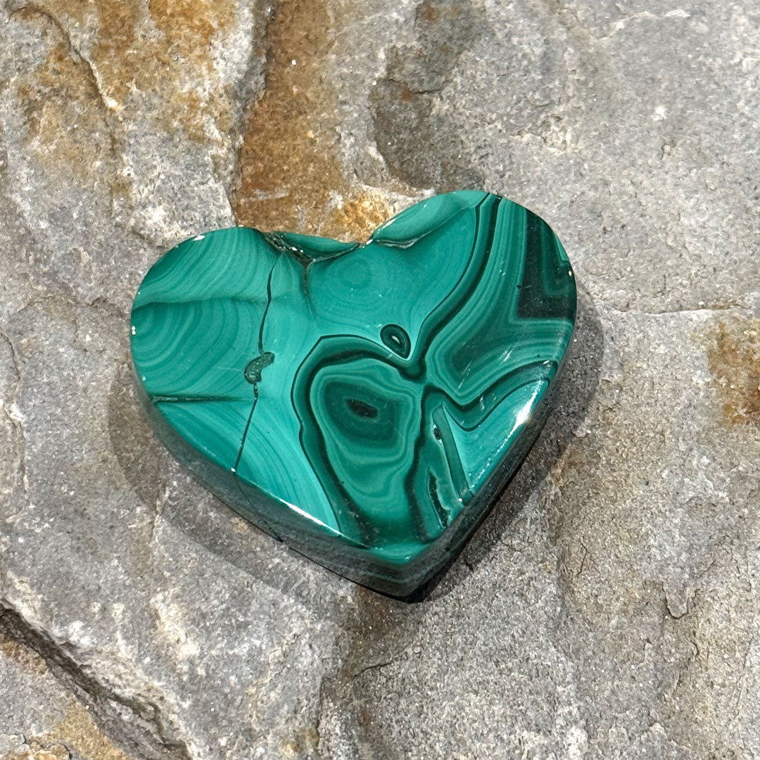 Malachite hearts
