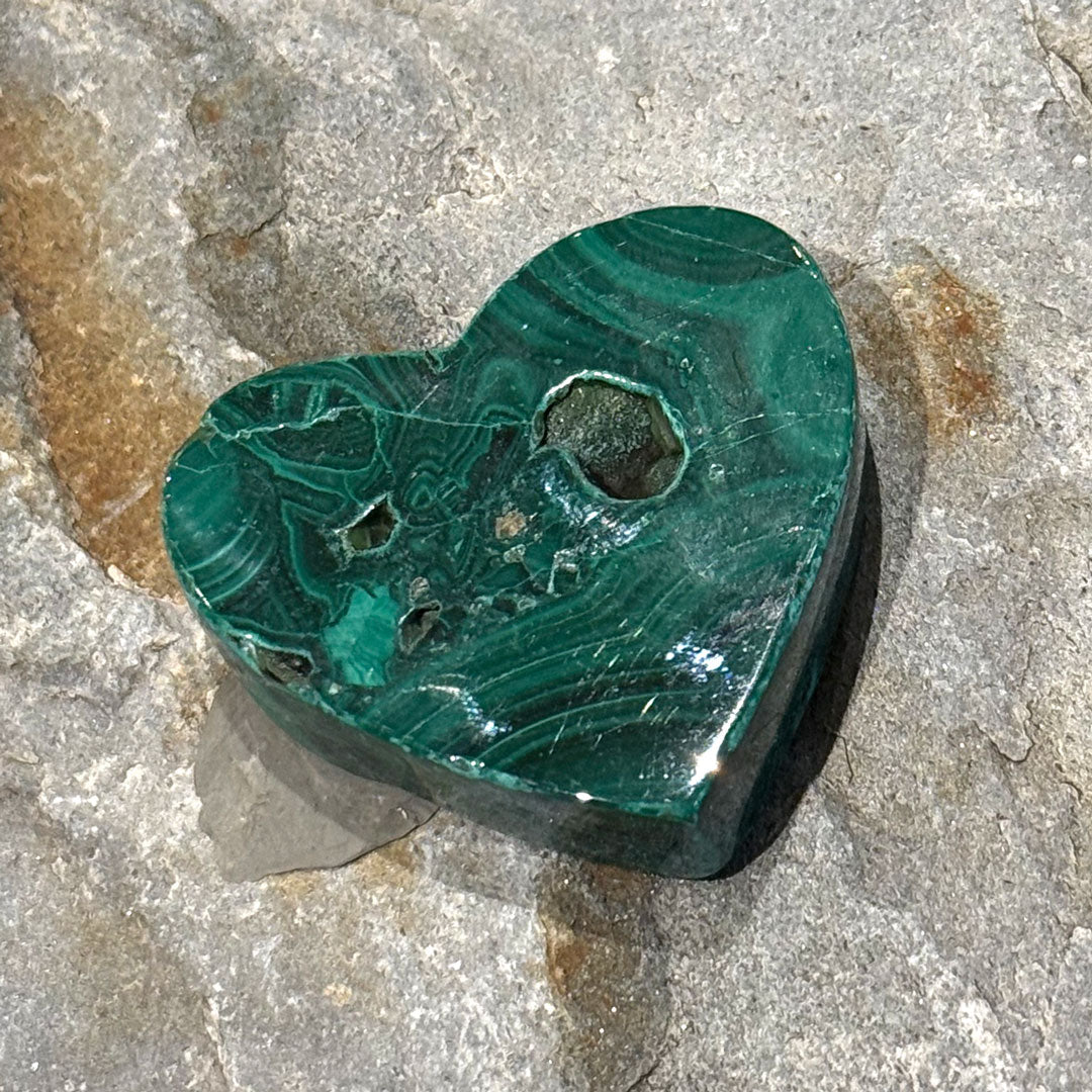 Malachite hearts