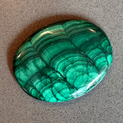 Malachite Palm Stones