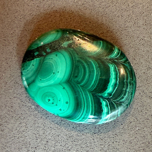 Malachite Palm Stones