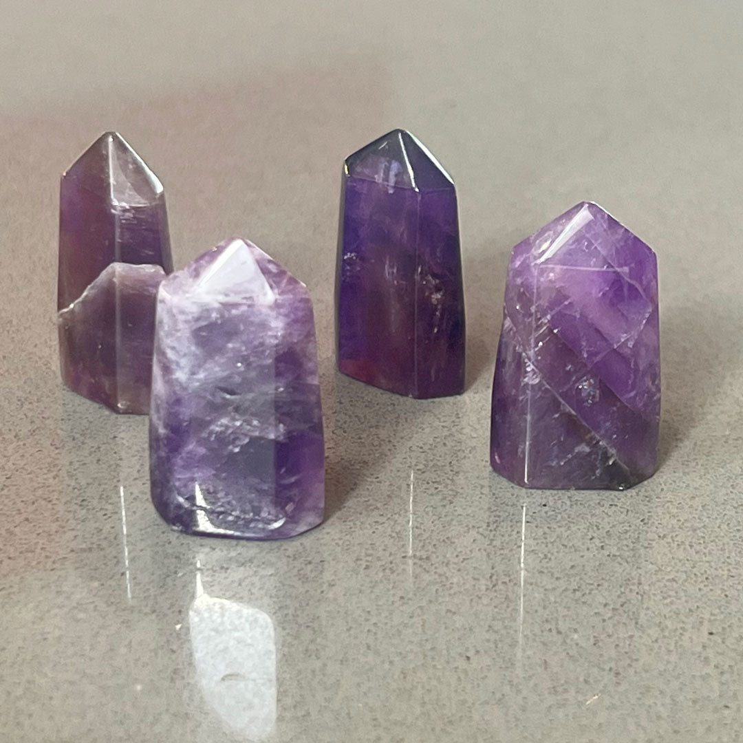Amethyst Mini Crystal Towers - Peace and Calm